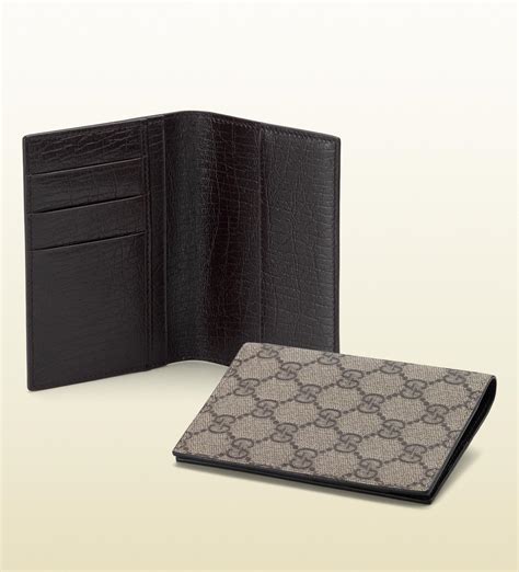 men gucci passport holder|gucci men's card holder wallet.